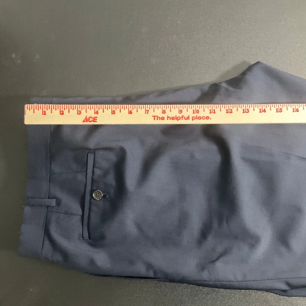 Lauren Ralph Lauren Mens High Performance Wool‎ Pleated Dress Pants 40W 30L